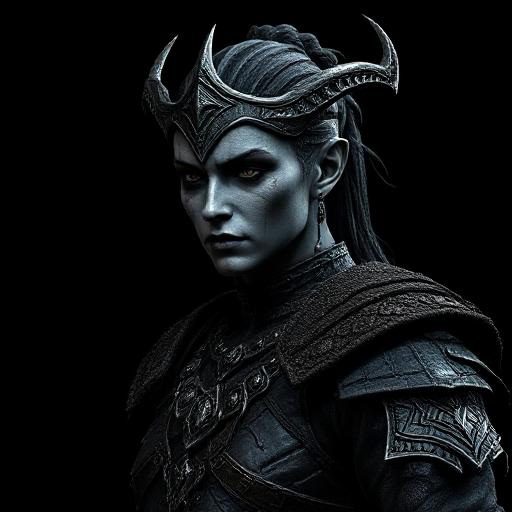 Altmer (High Elf) Character from Elder Scrolls