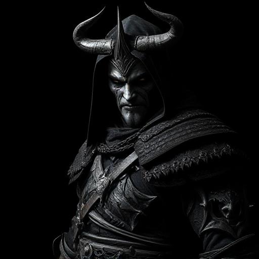 Dunmer (Dark Elf) Character from Elder Scrolls