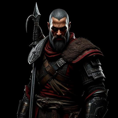 Redguard Character from Elder Scrolls